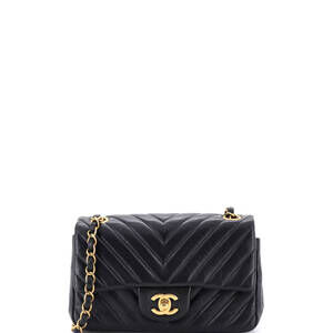 Chanel Classic Single Flap Bag Chevron #220649C48B